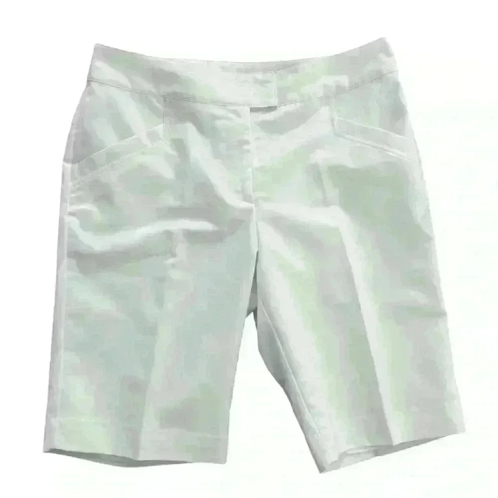Tehama Golf Shorts Women’s White Pockets Stretch Size 6